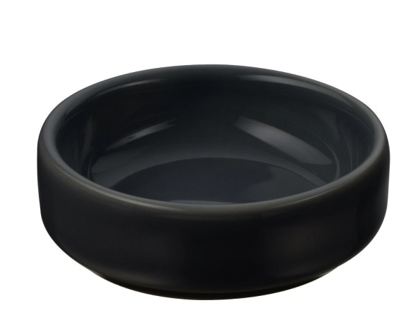 Schale klein, Ø6.3cm, H:2cm, Satinschwarz