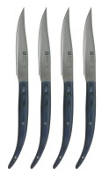 Steakmesser 4er-Set, Blue Micarta, 100 mm