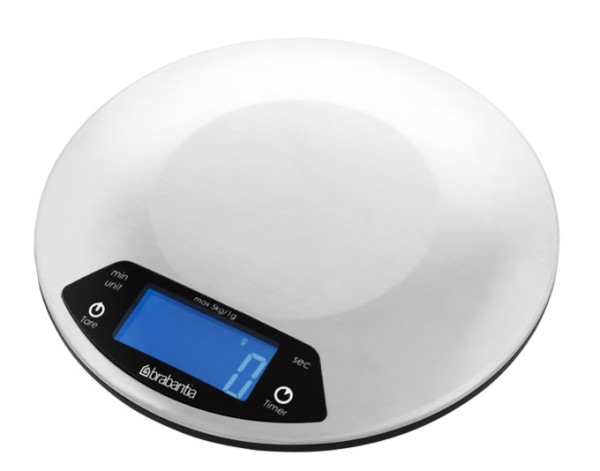 Küchenwaage mit Timer 5kg
