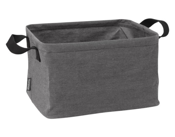 Wäschekorb faltbar black 35l