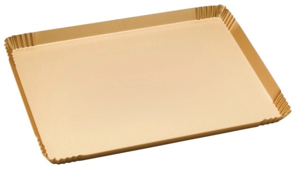 Tablett gold 14.5x23x1.5cm