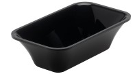 Rechteckige Schale GN1/9 17.6x10.8x5cm schwarz