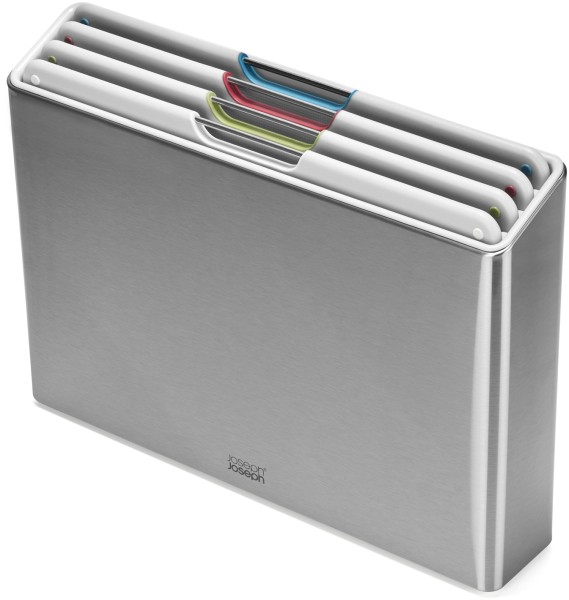 Folio Schneidbrett 4tlg. farbkodiert Edelstahl