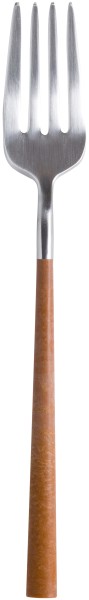 Mito Dessertgabel L17.4cm brushed Holzgriff