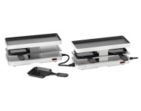 Raclettegrill Twinb. Set weiss