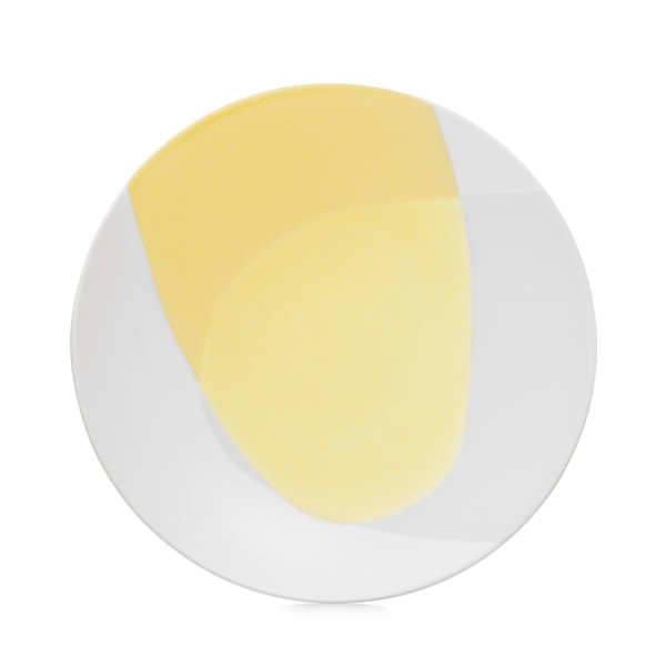 Confluence Brotteller D16cm safran alabaster weiss