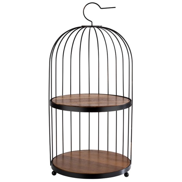 Buffetgestell Birdcage D26cm, H54cm, schwarz