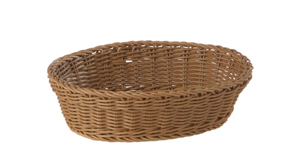 Korb oval 25x19cm H: 6.5cm