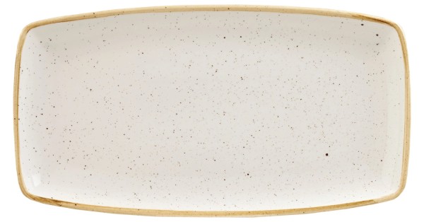 Stonecast Barley White Platte rechteckig 35x18.5cm