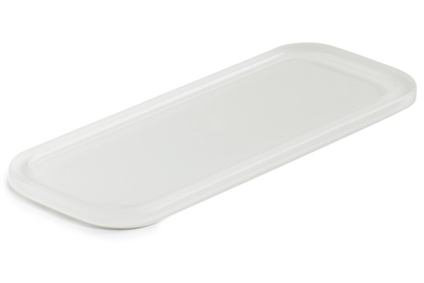 Ice Platte 24.5x9x1cm weiss Nacryl