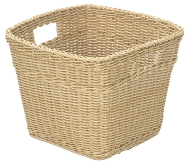 Korb rechteckig, braun, 39x39x28,5cm