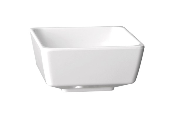 Schale FLOAT, 25x25cm, H12cm, weiss