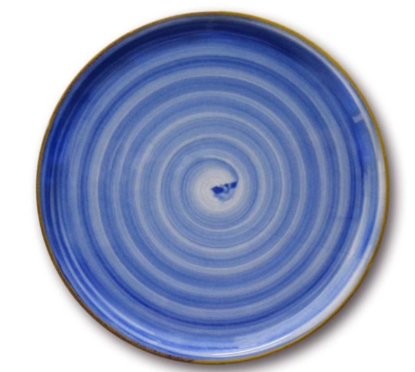 Napoli Pizza Teller 33cm Circus blau