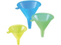Trichter-Satz 3 tlg., D70, 90,u. 10.5cm, H12.5, 10.5 u. 9-