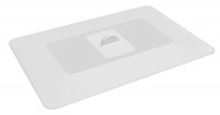 Silikondeckel rechteckig weiss, 35x25 cm