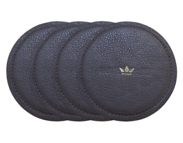 Untersetzer Leder 4St brown