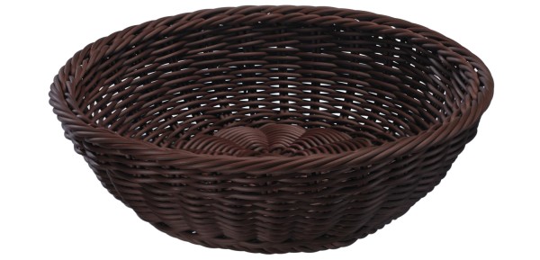 Schale rund, braun, 29x8cm