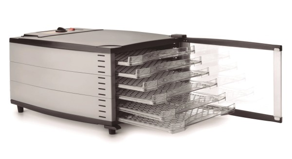 Dörrgerät 36x47x36cm 6 Einschübe 800W 29 bis 70 Grad Celsius